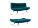 Diivan Misa Small Sofabed - Petrol Green