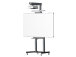 Mobile motorized 100 inch projection white board system for Epson interactive short throw projectors