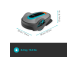 Gardena 15108-35 SILENO life 1500 m² Robot Lawn Mower
