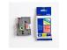 Brother TZe-421 (TZe421) Laminated Labelling Tape 9mm 8m,Black on Red
