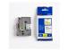 Brother TZe-S131 (TZeS131) Labelling Tape, Strong Adhesive, Black on Clear, 12mm 8m