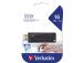 Verbatim 98696 Slider USB Flash Drive 16GB, USB-A 2.0, Black