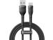 Veger Cable USB-A to USB-C PD 11V 6A 66W AC04 1.2m, Black