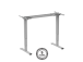 Adjustable Height Table Frame Up Up Bjorn II, Gray