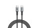 Verbatim 31846 Sync &amp; Charge Cable USB-C to USB-C 100W 480Mbps 120cm, Grey/Black