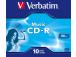 Verbatim 43365 CD-R 80min 16x Audio Music Discs (10 pcs/Pack)