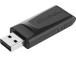 Verbatim 49328 Slider USB Flash Drive 128GB, USB-A 2.0, Black