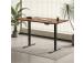Adjustable Height Table Up Up Bjorn II Black, Table top L Dark Walnut