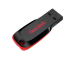 SanDisk Cruzer Blade USB Flash Drive 32GB, Black/Red