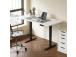 Adjustable Height Table Up Up Bjorn II Black, Table top L White