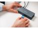 Verbatim 32171 CDS-15 USB-C Pro Docking Station 15 Ports, Grey/Black