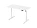 Adjustable Height Table Up Up Frigg White