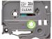 Brother TZe-S131 (TZeS131) Labelling Tape, Strong Adhesive, Black on Clear, 12mm 8m