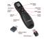 Verbatim 32364 Keynote Wireless Presenter with LCD Display and Red Laser Pointer, Black