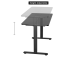 Adjustable Height Table Up Up Frigg Black