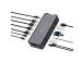 Verbatim 32171 CDS-15 USB-C Pro Docking Station 15 Ports, Grey/Black
