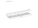 Up Up 2-31-11CC Cable Management Tray, 800x140x100, Black