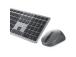 Dell Premier Multi-Device KM7321W Wireless Keyboard and Mouse, RF Wireless+Bluetooth, US, Titan grey