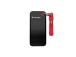 Verbatim 32192 Pocket SSD Drive 1TB, USB-C 3.2 Gen 2, M.2, up to 1000MB/s, Black/Red