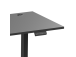 Adjustable Height Table Up Up Bjorn II Black, Table top L Black