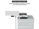 Adjustable Height Table Up Up Frigg White