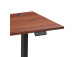 Adjustable Height Table Up Up Bjorn II Black, Table top M Dark Walnut