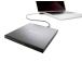 Verbatim 43886 External Slimline CD/DVD Writer External Optical Drive, USB-C/USB-A, Black