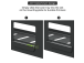 Up Up 2-31-11CC Cable Management Tray, 800x140x100, White
