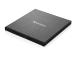 Verbatim 43886 External Slimline CD/DVD Writer External Optical Drive, USB-C/USB-A, Black