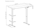 Adjustable Height Table Up Up Frigg Black