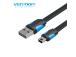 Vention VAS-A14-B200 Cable USB 2.0 A Male - USB 2.0 B Mini Male, 2 m