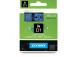 Dymo 45016 (S0720560) Label Tape 12mm x 7m, Black on Blue