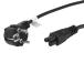 Lanberg CA-C5CA-11CC-0018-BK Power Cable Euro CEE 7/7 to C5 1.8M, Black