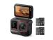 Insta360 Ace Pro 2 Dual Battery Bundle Action Camera, Black