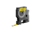 DYMO D1 Standard 40918 (S0720730) Label Tape, 9mm x 7m, Black on Yellow