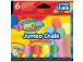 Colorino Kids JUMBO Coloured chalk 6 colours