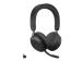Jabra Evolve2 75 MS Teams Wireless Headset, Bluetooth, USB-C, Black