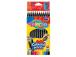Colorino Kids Triangular coloured pencils 12 colours (with sharpener) black wooden