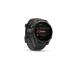 Garmin Fenix 8 Smart Watch 43 mm AMOLED Sapphire,Carbon grey Ti.,Black/Pebble grey silicone band