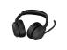 Jabra Evolve2 55 UC Stereo Link380a Wireless Headset, Bluetooth, USB-A, Black