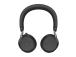 Jabra Evolve2 75 MS Teams Wireless Headset, Bluetooth, USB-C, Black