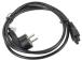 Lanberg CA-C5CA-11CC-0018-BK Power Cable Euro CEE 7/7 to C5 1.8M, Black