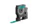 Dymo 45019 (S0720590) Label Tape 12mm x 7m, Black on Green