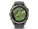 Garmin Fenix 8 Pro Smart Watch 51 mm AMOLED Sapphire, Titanium, Graphite/Black silicone band