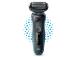 Braun Series 5 51-M1000s Shaver, Black/Blue