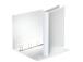 Binder Esselte Panorama, A4 / 77 mm, 4-ring ø50mm, white