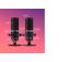 HyperX DuoCast Microphone USB-C, 3.5mm jack, RGB Lighting, Black