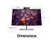 HP Z24m G3 Monitor 23.8'' IPS QHD 2560x1440, 5 ms, 400 cd/m2, 90 Hz, Silver