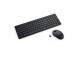 Dell Compact KM555 Silent Wireless Keyboard and Mouse, RF Wireless + Bluetooth, LT, Black