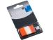 Paper-index  Global Notes, 25x43mm, orange, Plastic (1x50)  0718-205